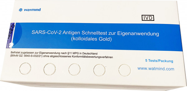 WATMIND Lolly SARS-CoV-2 Antigen Schnelltest zur Eigenanwendung