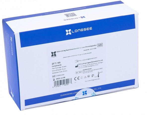 Longsee Profi Corona-Schnelltest 2019-nCoV Ag Rapid Detection Kit